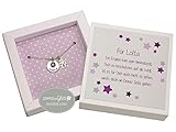 Taufkette 925 Silber personalisiert mit Geschenkschachtel