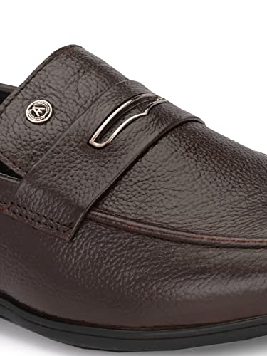 Image of ALBERTO TORRESI Premium Leather Slip-On Formal Shoes for Men, Stylish & Comfortable, Perfect for Office & Special Occasions