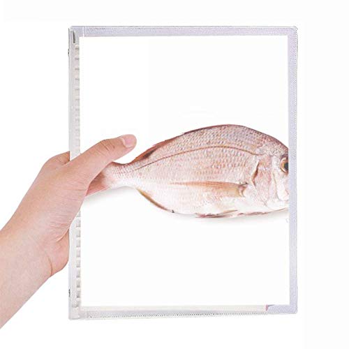 Carnet de notes à spirale rechargeable rose Ocean Fish cahier réutilisable