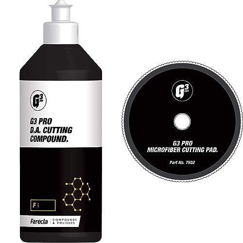 G3 PRO D.A. CUTTING COMPOUND 500ml & MICROFIBRE CUTTING PAD