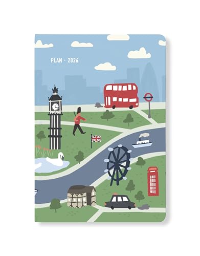 Letts Of London Wanderlust A5 Week To View 2026 Diary - London 26-082508