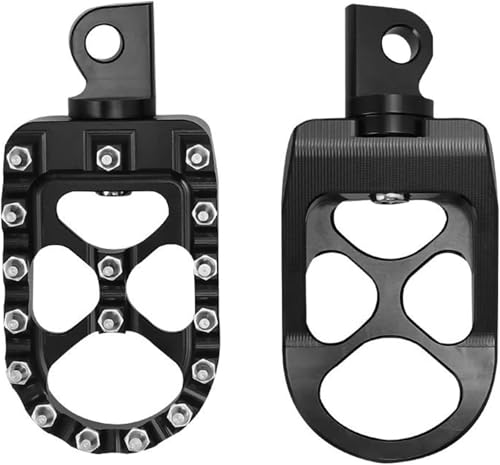 Pédales de moto noires pour YZ125 YZ250 et WR250F