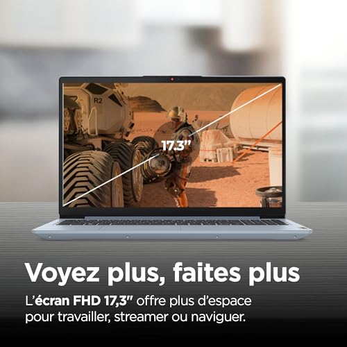 Lenovo IdeaPad 3 17ABA7 Ordinateur Portable 17.3'' HD+ AMD Ryzen 5 RAM 8Go SSD AMD Radeon Graphique Windows 11 Home Clavier AZERTY Français - vue 5