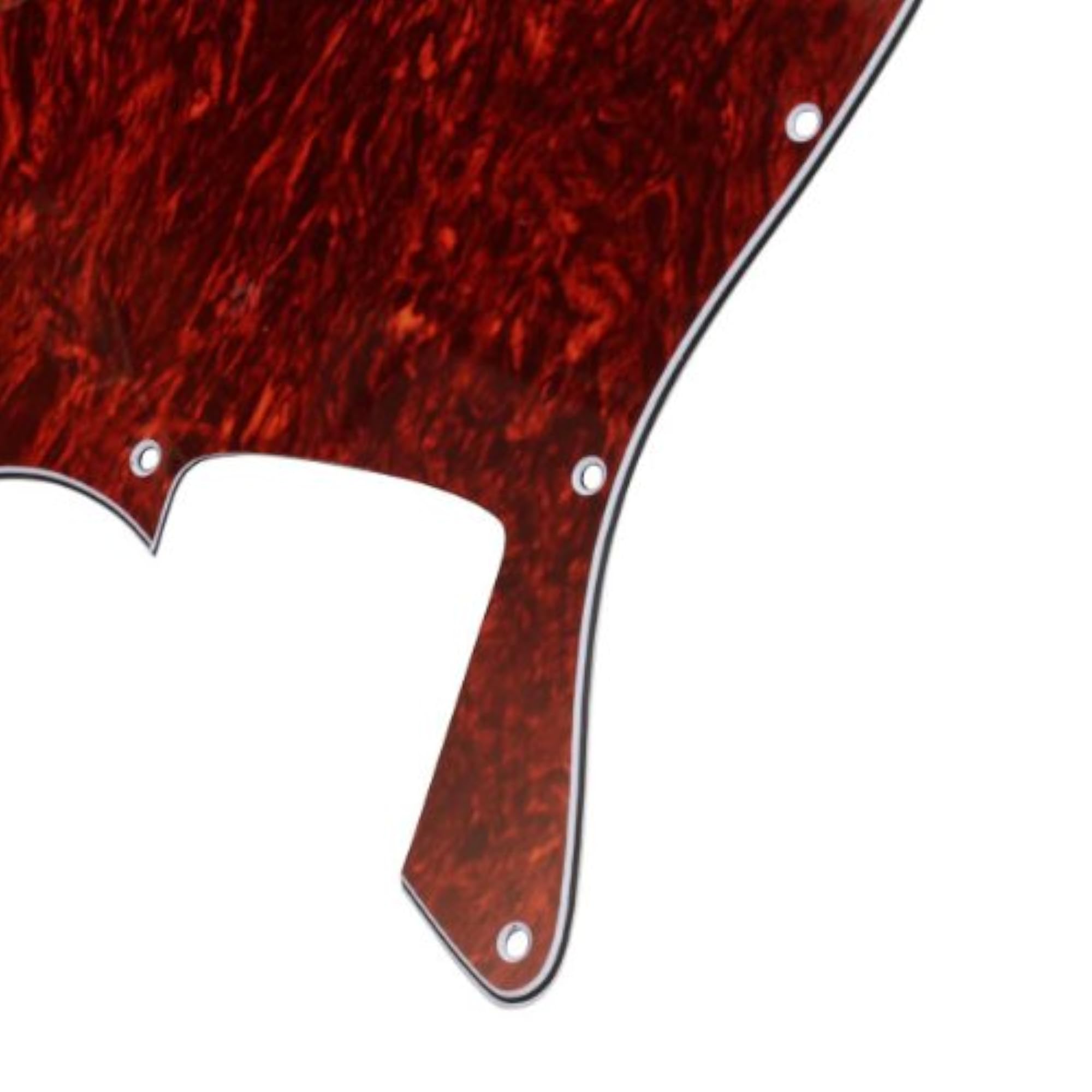 Red Tortoise Pickguard for Jazz J Bass Guitar