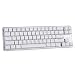 Produktbild 30% reduziert Qisan Tastatur Mechanische Wired Keyboard OUTEMU Blue Switch 68-Tasten Mini-Design (60%) Gaming-Tastatur Weiß Silber Magicforce