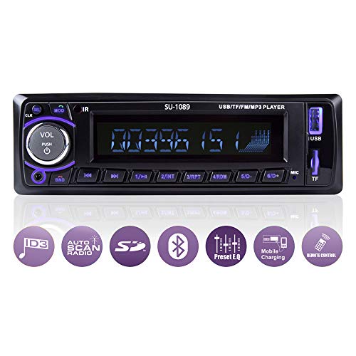 Ironpeas - Autoradio con vivavoce Bluetooth/USB /