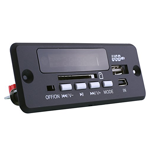 Cewaal Módulo Reproductor MP3 Piezas de Control Remoto Control Remoto Bluetooth 3.0