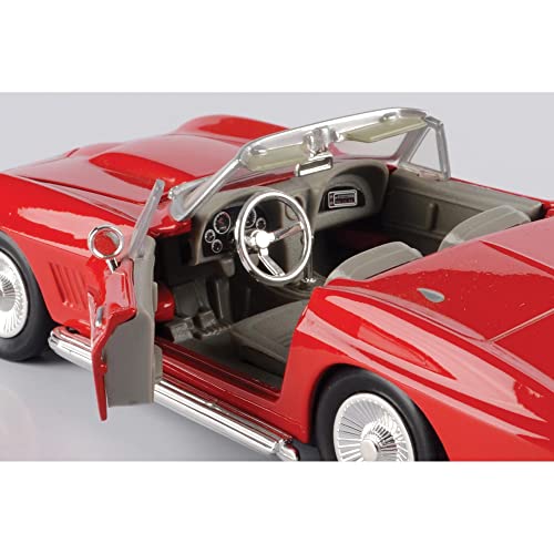 Chevy Corvette 1967 rojo modelo 1:24 Motormax miniatura 4