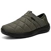 KUBUA Slippers for Men and Womens Indoor House Shoes Plush Slip on Outdoor Garden Loafers