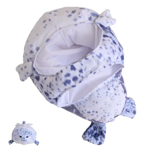 Bonnet animal en peluche Lurrose pour adulte en coton PP
