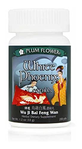White Phoenix Teapills Wu Ji Bai Feng Wan Plum FlowerÂ® 200 Pill/bt,black Chicken White Phoenix Pills, Wuchi Paifeng Wan,çƒé›žç™½é³³ä¸¸ Standard Dosage 8 Pills, 3 X Per Day