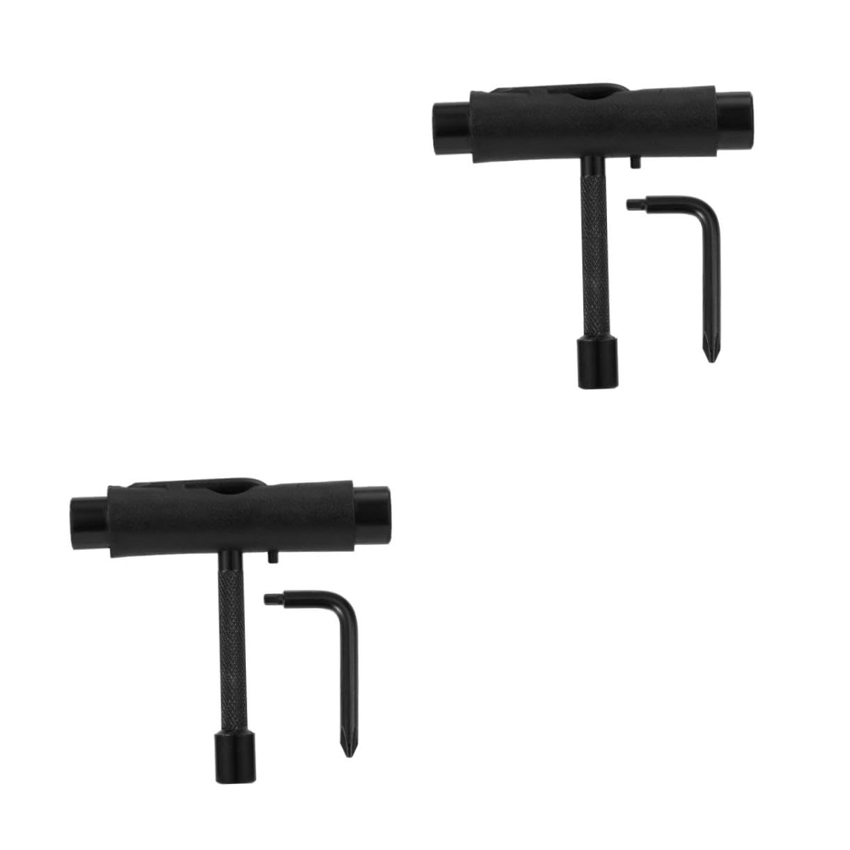 Mikikit 2pcs Skateboard Ratchet Tool Skate t Tool Skateboard Screwdriver Skate in One Versatile for Maintenance