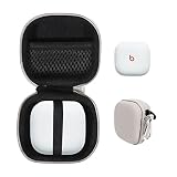 CaseSack Custodia per auricolari Beats Fit Pro True Wireless Noise Cancelling Earbuds, Powerbeats Pro Wireless Auricolari (bianco fumo)
