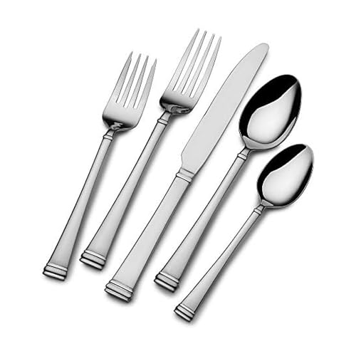 Pfaltzgraff Beckham 20-Piece Stainless Steel Flatware Set, S