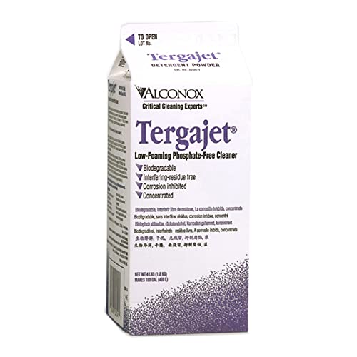 Alconox Tergajet 2201 Nonionic Low Foaming Phosphate Free Powdered Detergent,