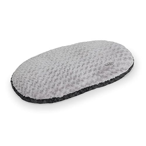 Nobby Kissen oval "SEOLI" dunkelgrau / hellgrau L x B: 47 x 31 cm