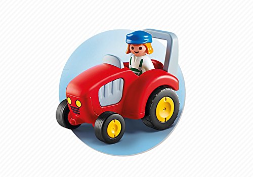 PLAYMOBIL 6794 Trattore 1.2.3, Giocattolo In Plastica Multicolore Per Bambini Da 1,5 A 3 Anni