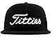 Power Caps Titties Golf Hat Snapback Cap PGA Flat Bill Brim Black
