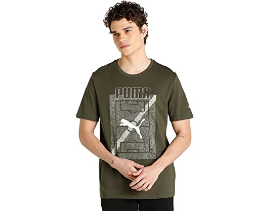 Image of Puma Men's Solid Regular Fit T Shirt