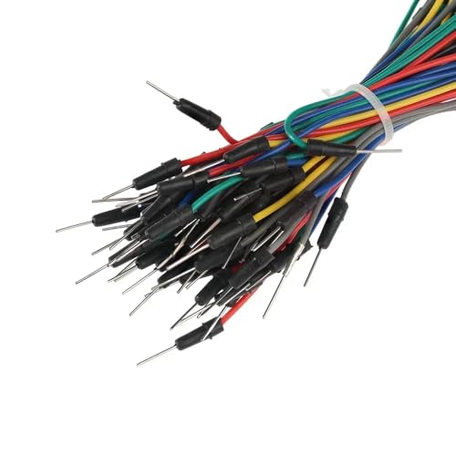 Solderless Breadboard 830 Tie Points - 65Pcs Flexible Breadboards Jumper Wires Kit for Arduino Prototyping Circuit DIY Electronic Project