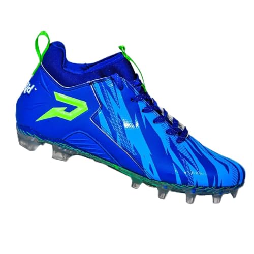 Phenom Elite Kool-Aid Great Bluedini Football Cleats, Quantum Speed, Mid Top, Royal Blue
