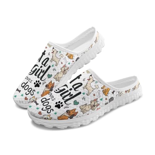 Slip On Women Shoes Y2K Kitty Painted Daily Walking Mule Sneakers Slip Resistance Backless Hiking Slippers