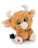 NICI GLUBSCHIS Peluche Vaca de Las Tierras Altas Shug, 15 cm, marrón, Animal de Peluche Suave para abrazar y Jugar, para niños y Adultos, Idea de Regalo - 63027