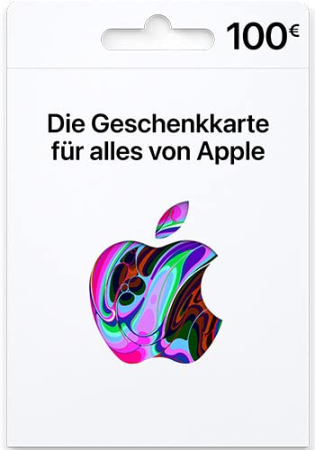 Apple Gift Card – App Store, iTunes, iPhone, iPad, AirPods, MacBook, Zubehör und mehr 100€ - für Deutschland - per Post
