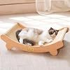 CHEERHOME PETS Sisal Cat Scratcher Bed Indoor Wooden Cat Furniture (Large)