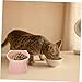 BESPORTBLE Elevated Tilted Cat Food Bowl Stylish Feeding Dish for Cats and Dogs Ergonomic Design of All