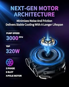 Minorsonic AIO CPU Cooler, 360mm AIO with High-Speed Ceramic Bearing Pump, 3X PWM ARGB Fans, 3-Phase Motor for Better Cooling Performance, Heat Transfer, Low Noise, Intel LGA 1851/1700, AMD AM5/AM4 — photo 5 of 6