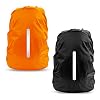 LAMA Backpack Rain Cover, Waterproof, for School Bags, with Reflective Strips, Adjustable Buckle S (18L-25L) M (26L-40L) L (41L-55L), orange