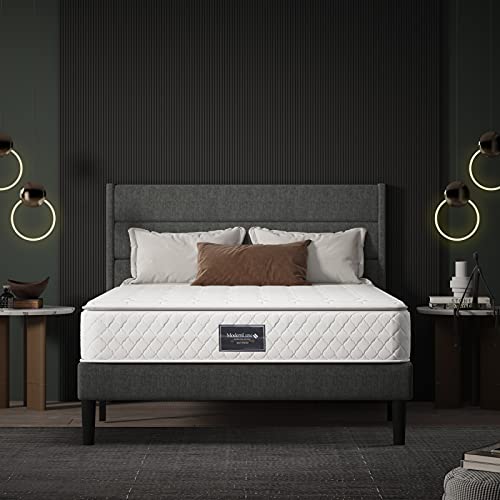 MEXUS Matelas 90x200, Matelas Ressorts Ensaches, Matelas en Latex Naturel,