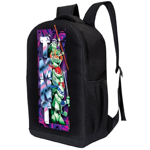 Teenage Mutant Ninja Turtles Backpack Shoulder Bag for Boys, Girls, Toddlers - Leonardo, Donatello, Michelangelo and Raphael Cute Kids Backpack for School - 18" Inch Bookbag2