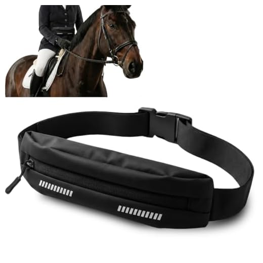 Equestrian RideSafe Waist Pack – Waterproof Zippered Riding Belt Bag for Horseback Riding – Secure Storage for Phone & Essentials – Unisex Fit – Fits Smartphones up to 7”