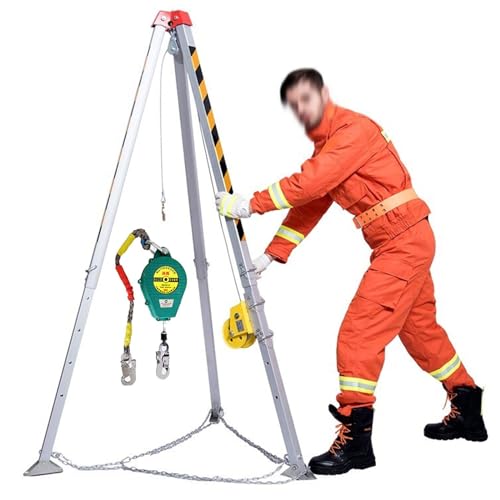 Treppiede retrattile per soccorso antincendio e soccorso di emergenza, kit staffa stabilizzatore per accesso sicuro in pozzi, tunnel sotterranei e spazi ristretti