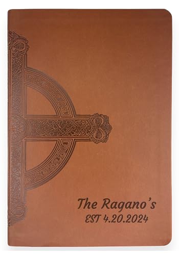 Personalized NLT Thinline Bible Faux Leather Large Print Size with