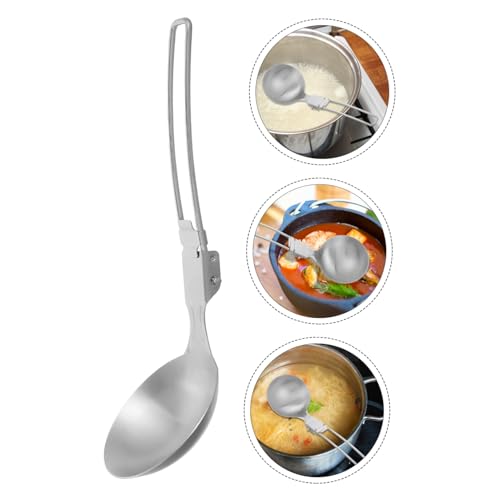 Mipcase Stainless Steel Utensil Set Folding Spoons for Camping Picnic Outdoor Backpack Cutlery - Image 8
