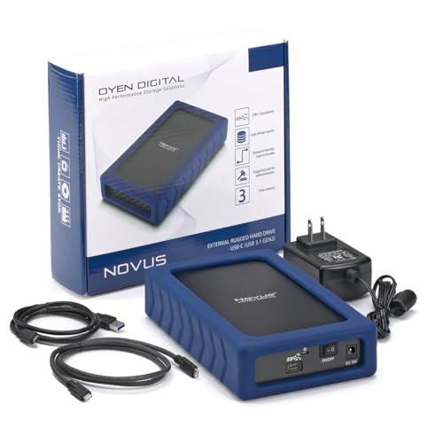 Image of Oyen Digital Novus 30TB External USB-C Rugged 7200RPM Desktop Hard Drive