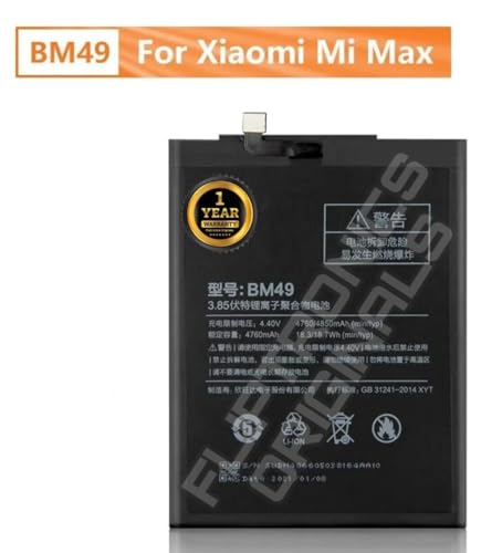Image of BM49 Battery for Mi Max MZB5025IN Battery with 1 Year Warranty **** (U254)