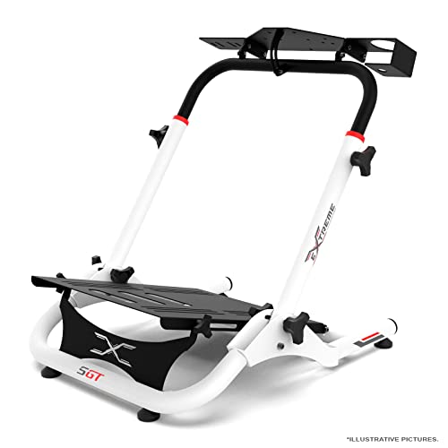 Extreme Simracing Suporte Para Volante Cockpit Simulador SGT Branco