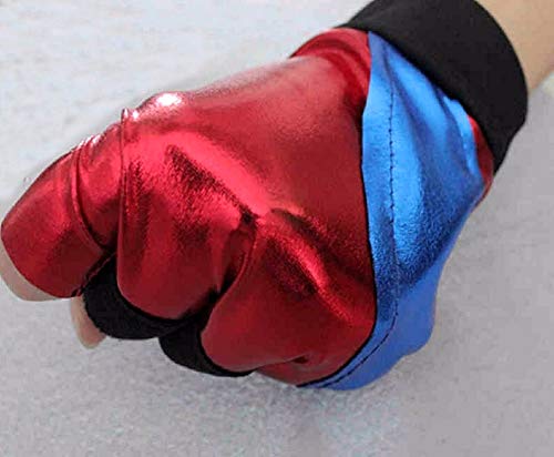 Guanto Harley Bambina Costume Carnevale Halloween Cosplay Film Supereroi Idea Regalo Natale Compleanno Accessorio