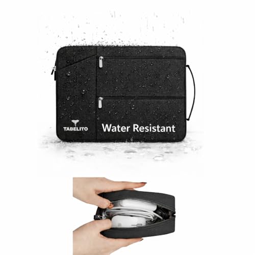 Image of Tabelito Hybrid 14 Inch Laptop Bag Sleeve Cover with Box for 14-inch laptops HP /Dell /Accer /Apple /Asus /Lenovo /Ultrabook /Razer Etc.Black 14 INCH