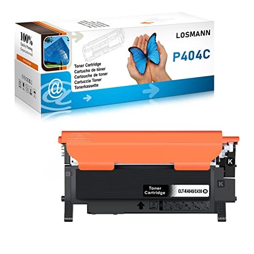 LOSMANN Toner kompatibel för Samsung P404 CLT-P404C för Samsung 404S CLT-K404S CLT-C404S CLT-M404S CLT-Y404S för Samsung Xpress SL-C430W C480FW C480W C480 C430 C480FN C4333 (1 SvarSvar