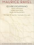  Maurice ravel : oeuvres pour piano