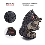 Kricely Men's Trail Running Shoes Fashion Walking Hiking Sneakers for Men Tennis Cross Training Shoe Outdoor Snearker Mens Casual Workout Footwear - Image 5