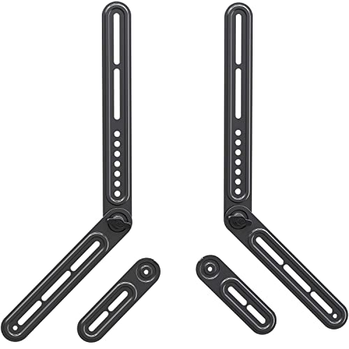 Mounting Dream Speaker Stands For Small Bookshelf Speakers Set Of 2 Floor Stand Mount 11Lbs Capacity, Md5420 Soundbar Mount Above Or Under Tv With Detachable Extended Plates Fits Soundbar Up To 22Lbs #TOP5