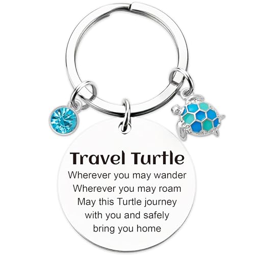 VeyoCraft Sea Turtle Gifts Keychain for Women - Inspirational Keyring
