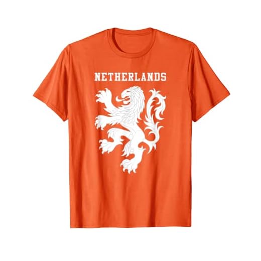 Netherlands Soccer Team National Lion Football Jersey Dutch T-Shirt