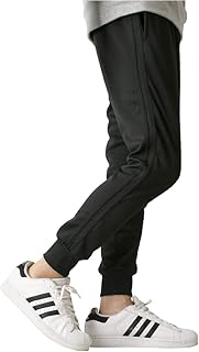 [ラフルーレ] 暖かい 裏起毛 ジャージパンツ メンズ ストレッチ サイドライン ジャージ 下 UPF50+ UVカット